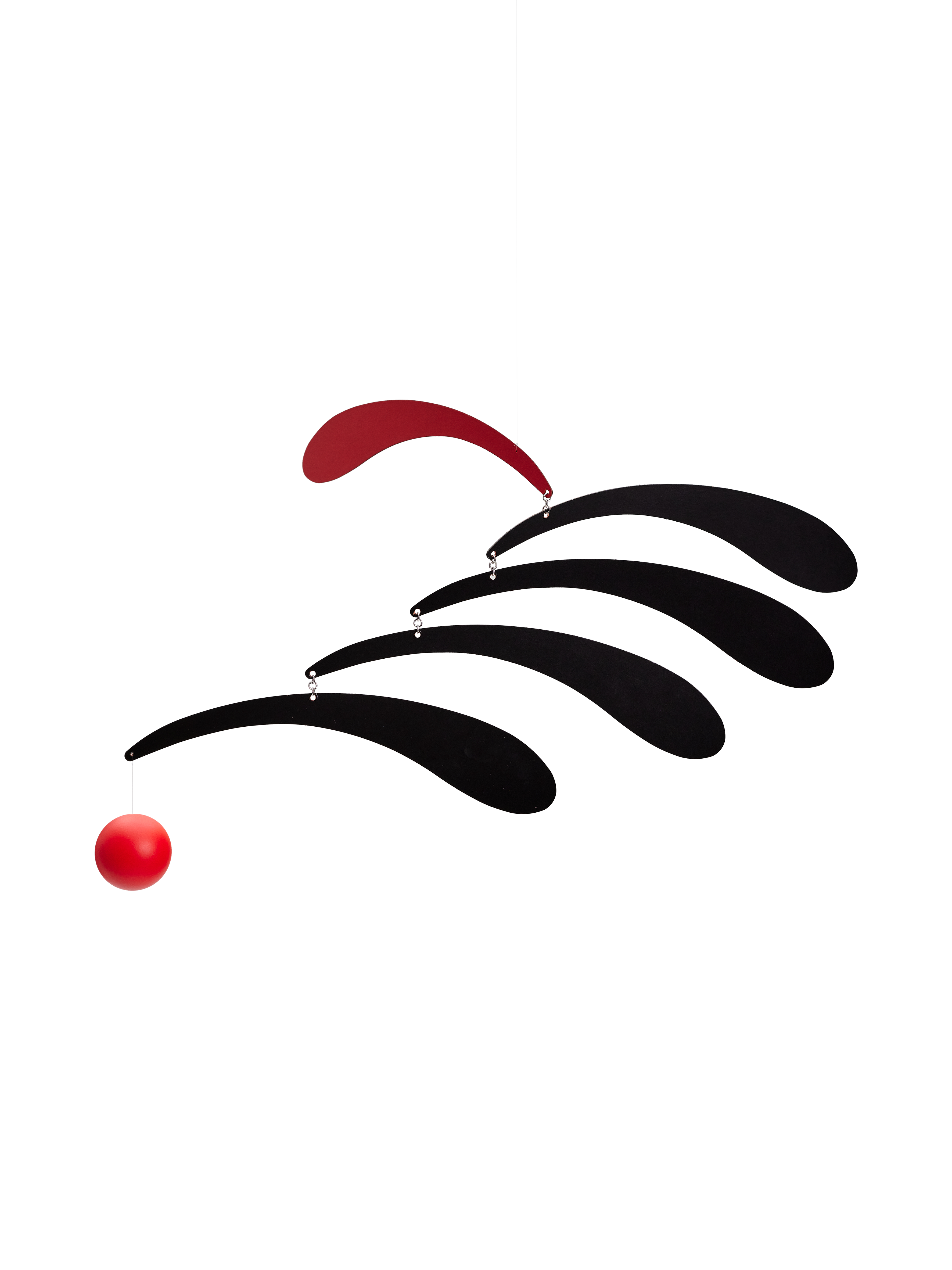 Flowing Rhythm | Red & Black