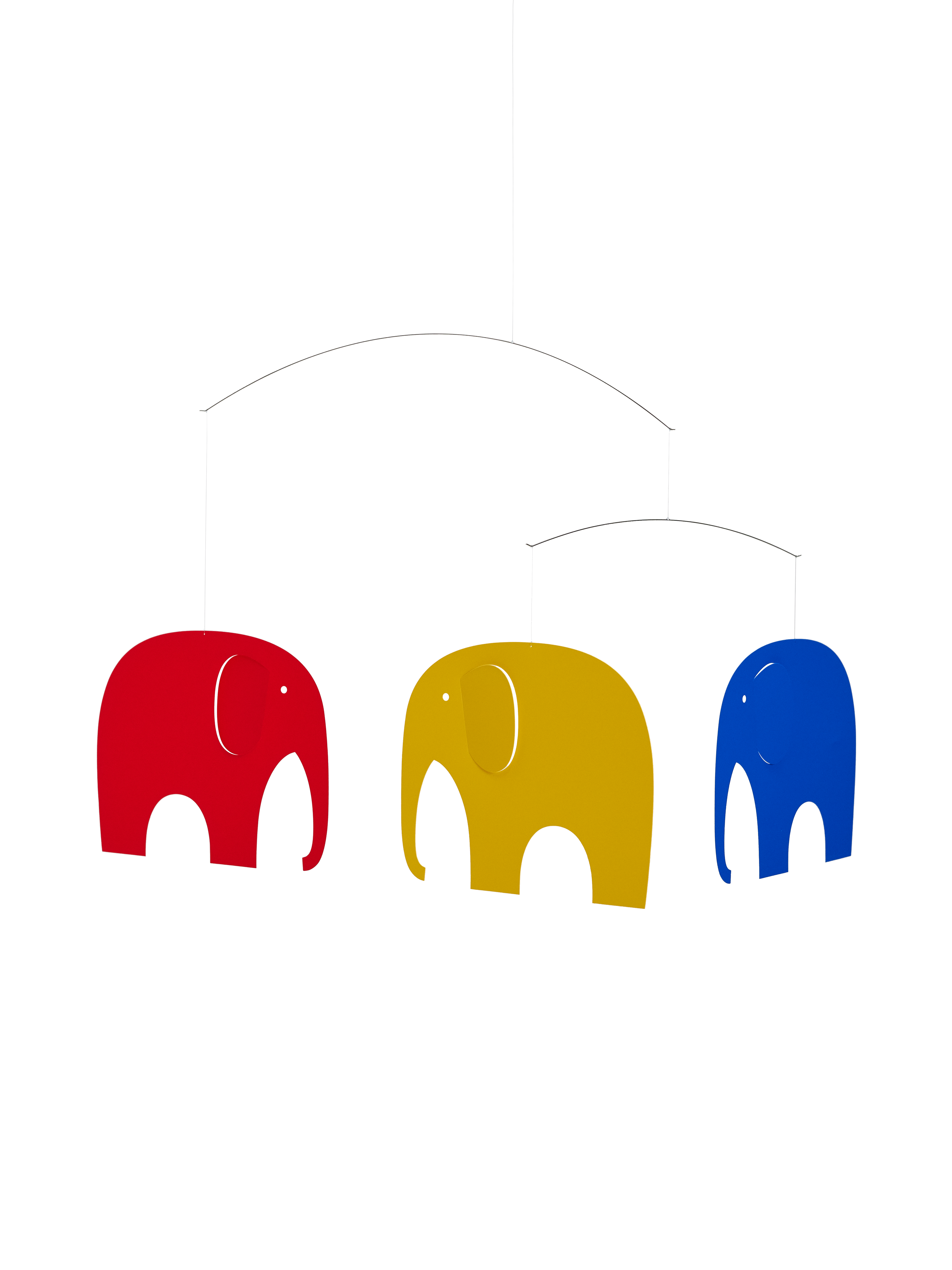 Elephant Party | Red, Blue & Yellow