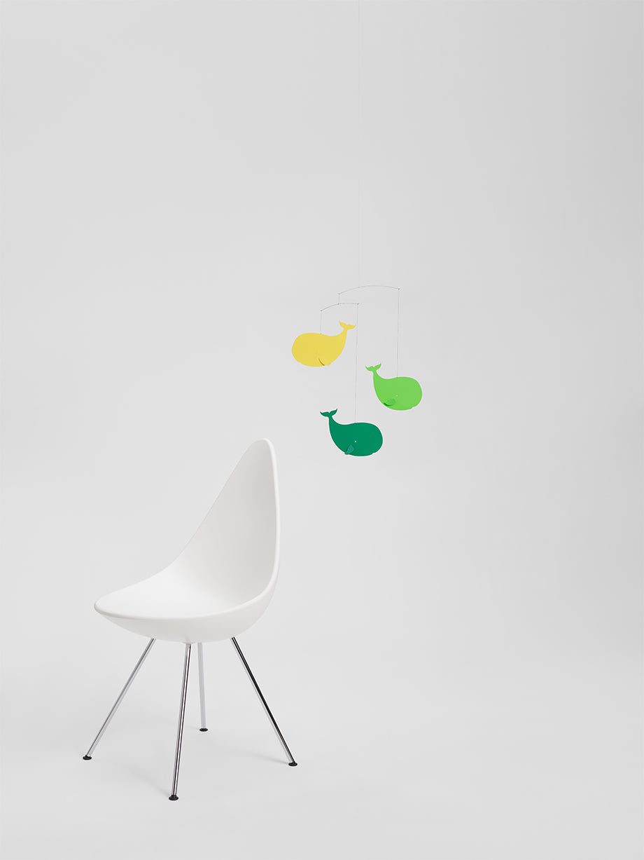 Happy Whales | Yellow & Green