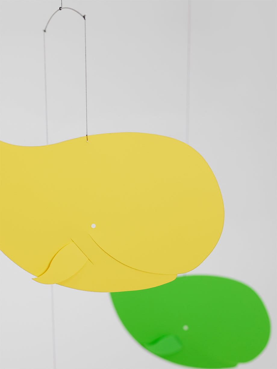 Happy Whales | Yellow & Green
