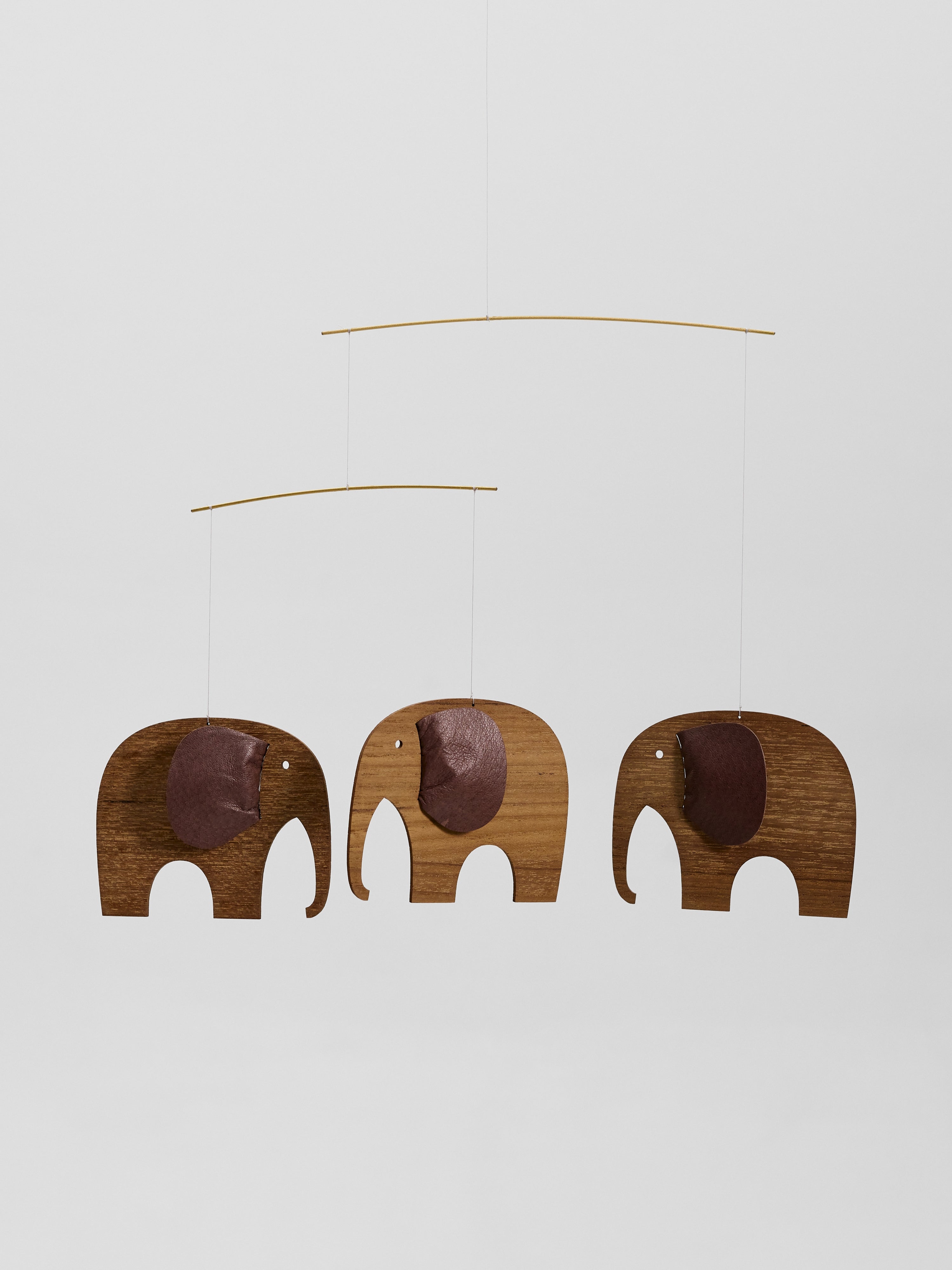 Flensted Mobiles | Elephant Party | Red, Blue & Yellow