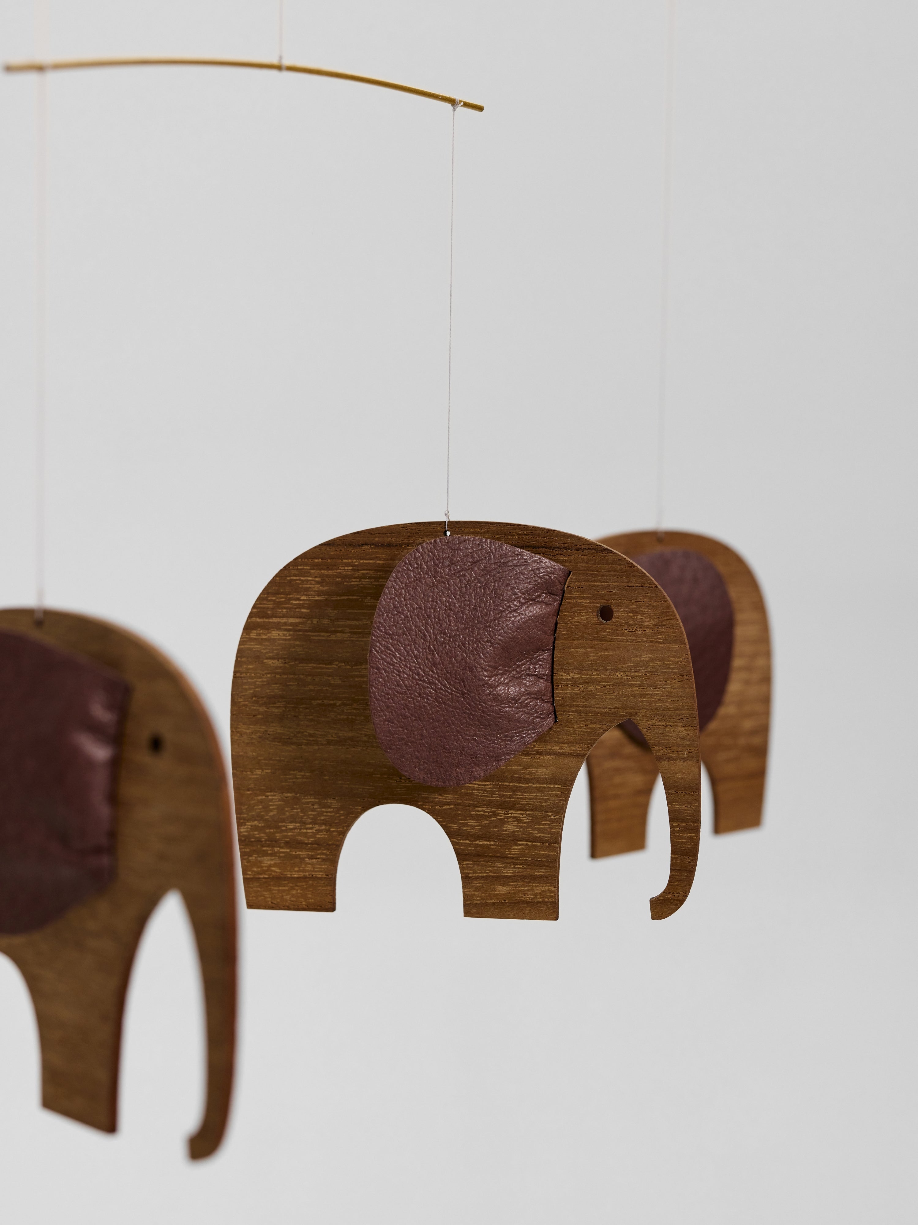Baby Elephants 3 | Wood