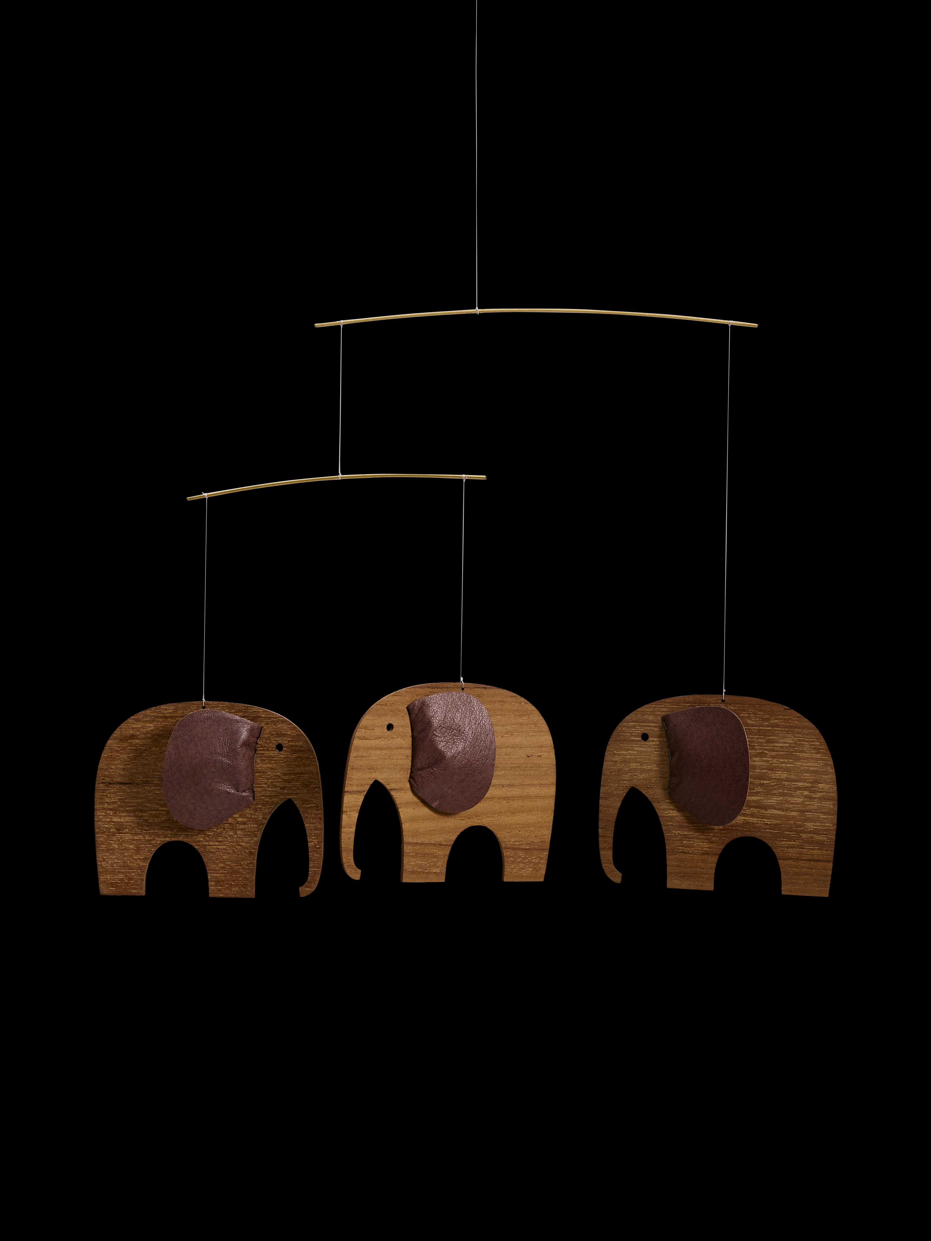 Baby Elephants 3 | Wood