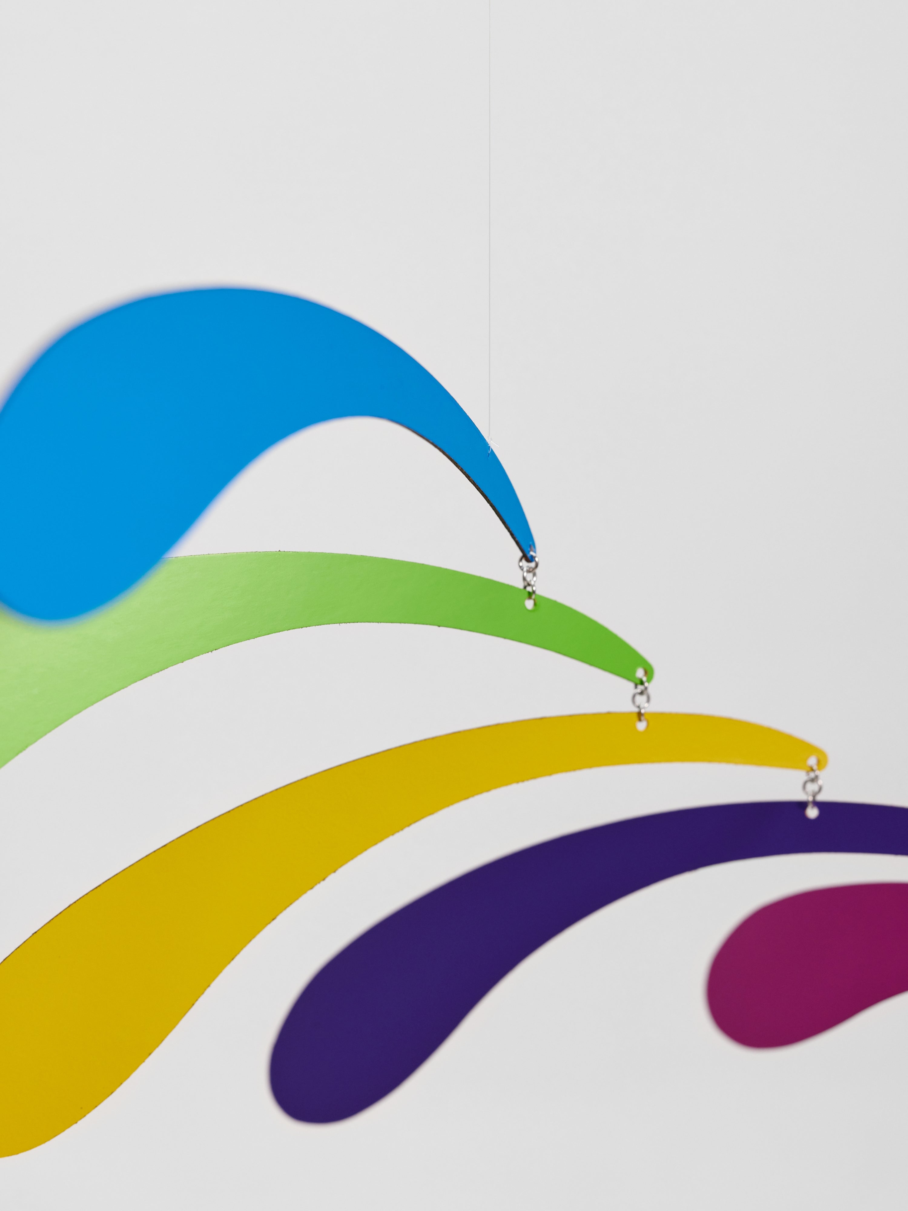 Flowing Rhythm | Rainbow & Black