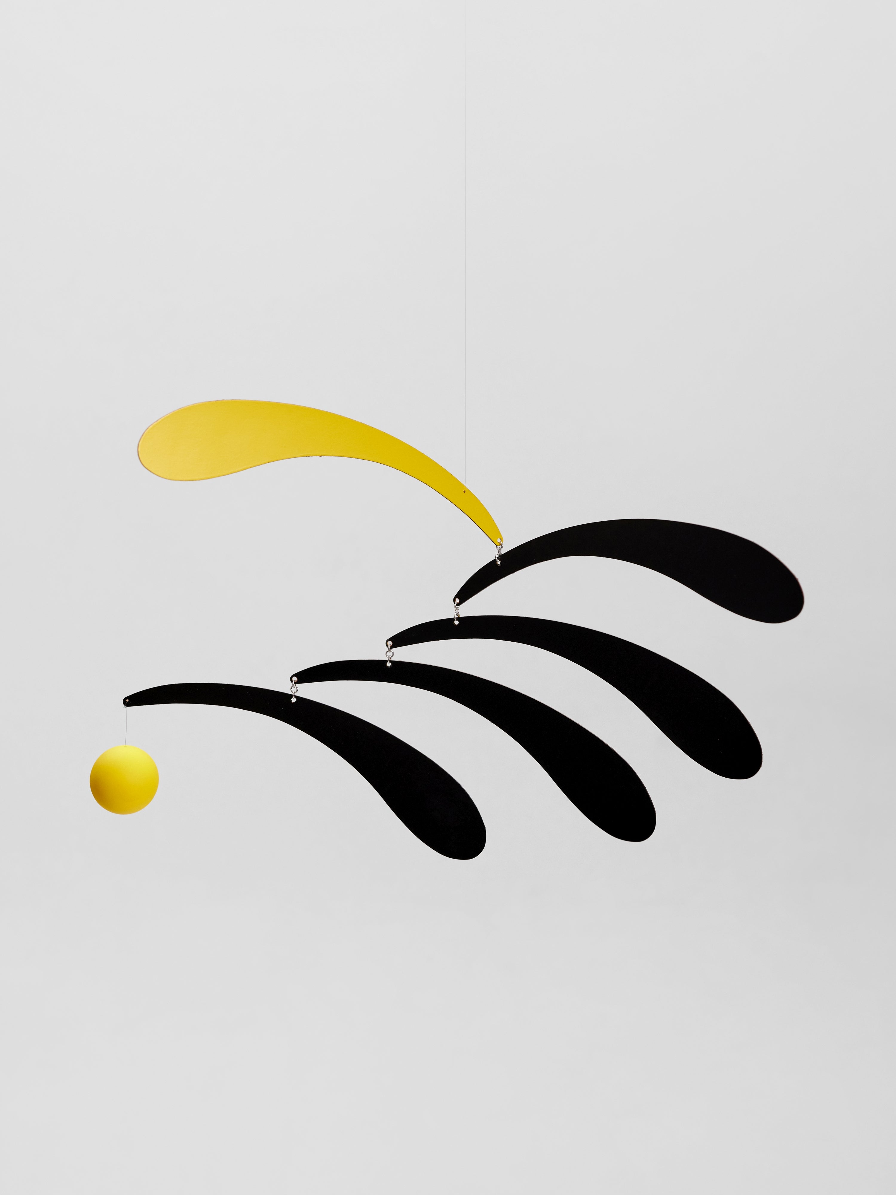 フレンステッドモビール Flowing Rhythm イエロー Flensted Mobiles | Flowing Rhythm | Yellow & Black