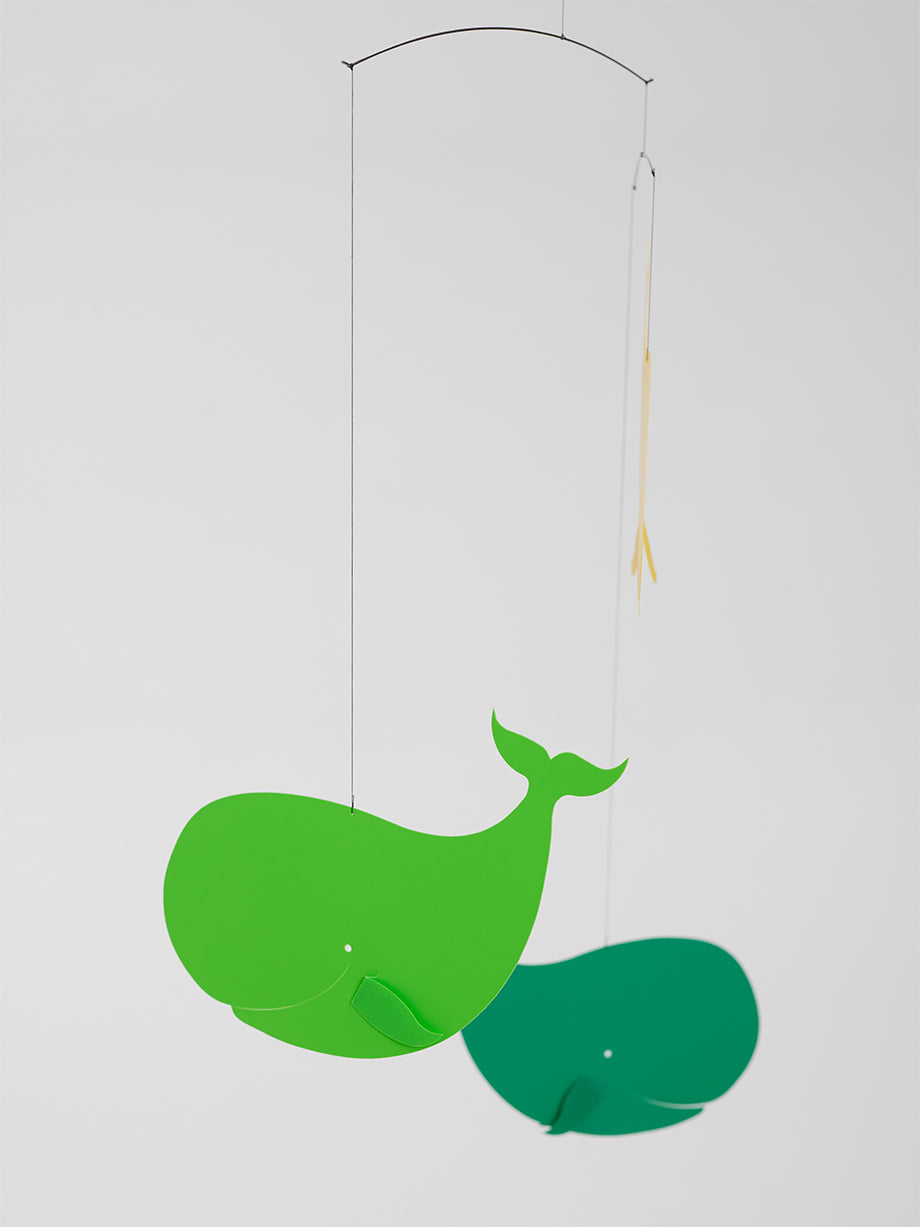 Happy Whales | Yellow & Green
