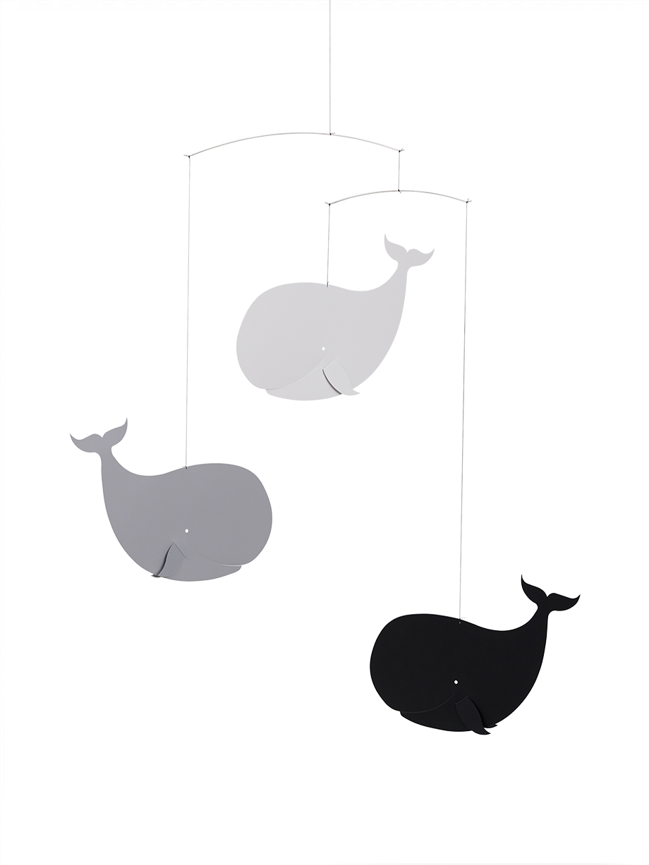 Happy Whales | Greyscale